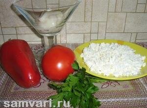 салат с болгарским перцем и творогом