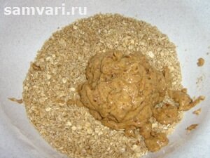 смешиваем тесто для печенья