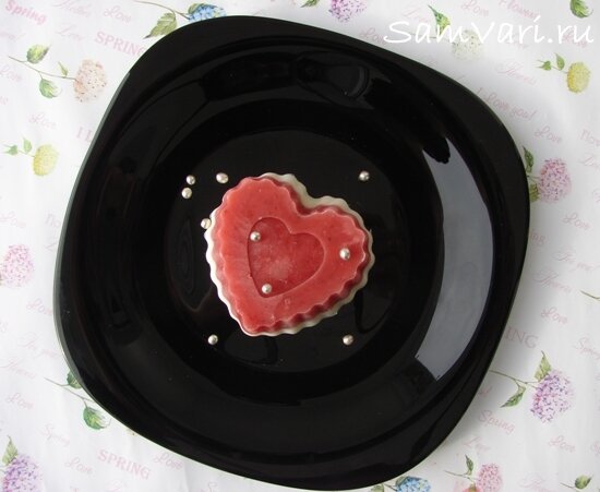 десерт на день Святого Валентина