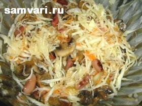 русский салат с фасолью